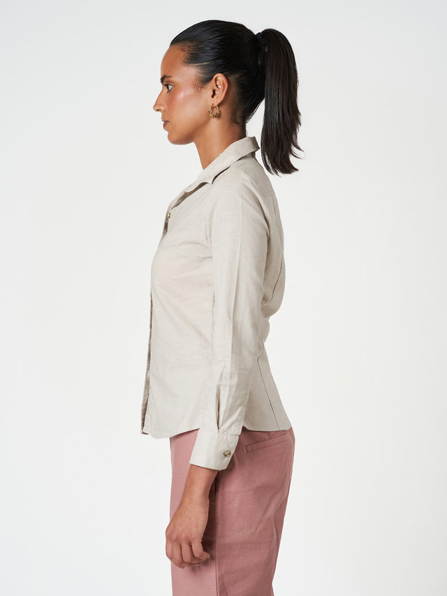 Classic Long Sleeve Casual Linen Shirt