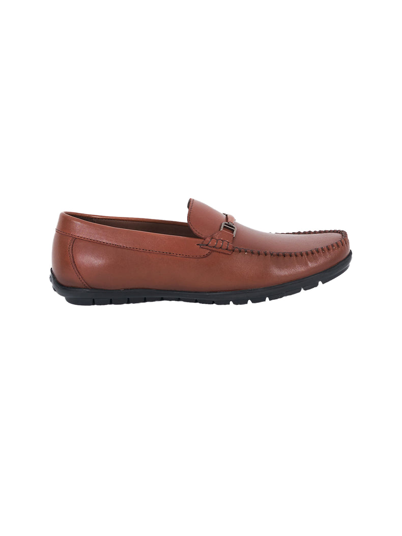 Brown Hazel Loafers Genuine Leather Shoes