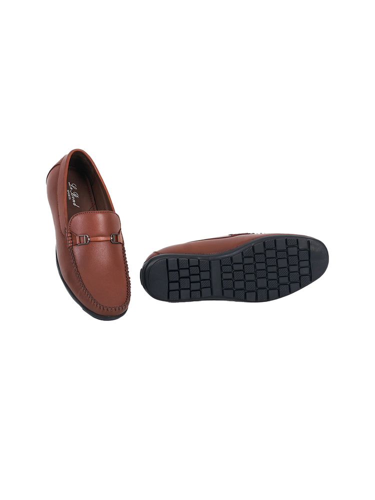 Brown Hazel Loafers Genuine Leather Shoes