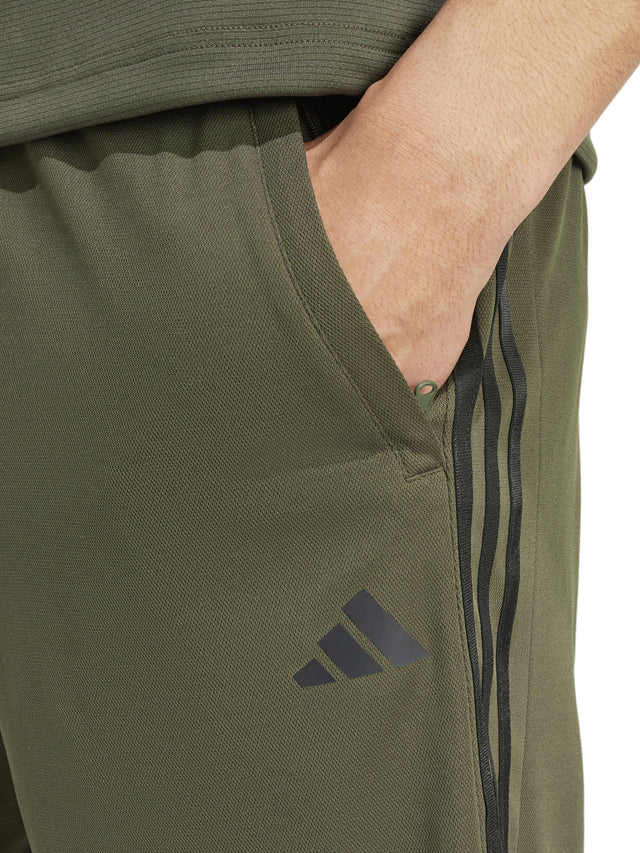 Train Essentials Piqué 3-Stripes Training Shorts