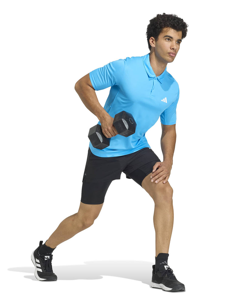WORKOUT ESSENTIALS BASE POLO T-SHIRT