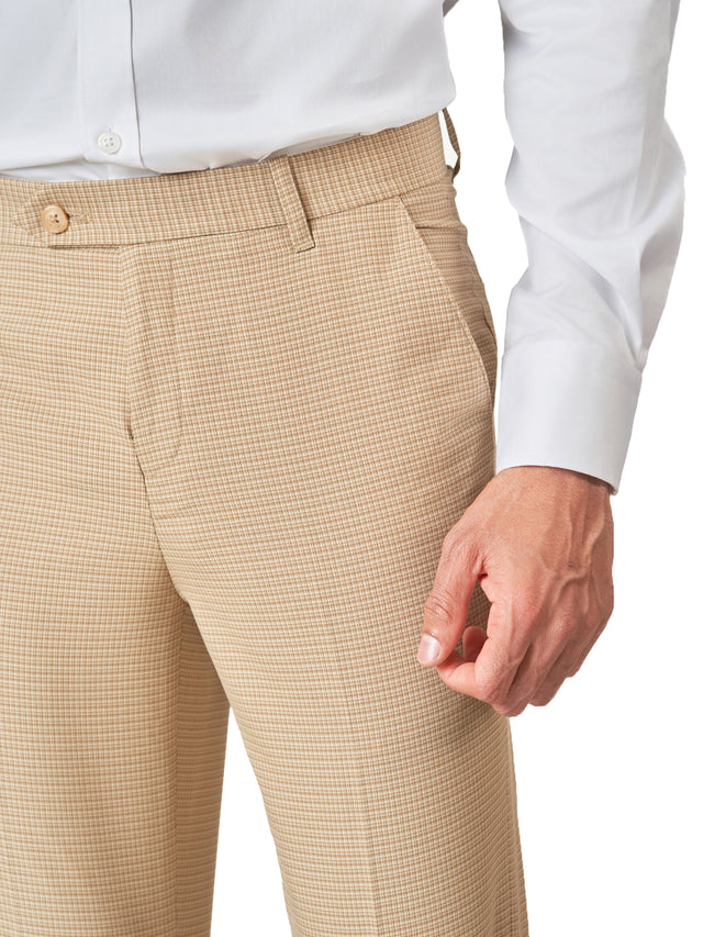 Le Bond White Shirt & Beige Trouser Edit