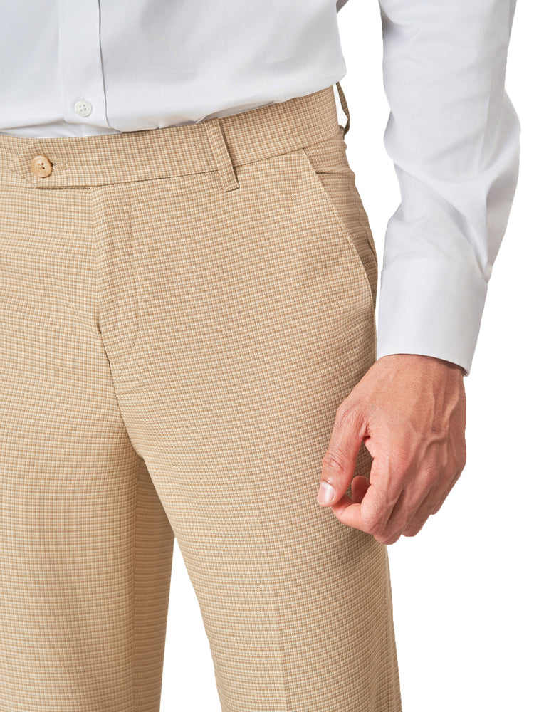 Le Bond White Shirt & Beige Trouser Edit