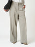 Wide-Leg Relaxed Fit Tailored Trousers