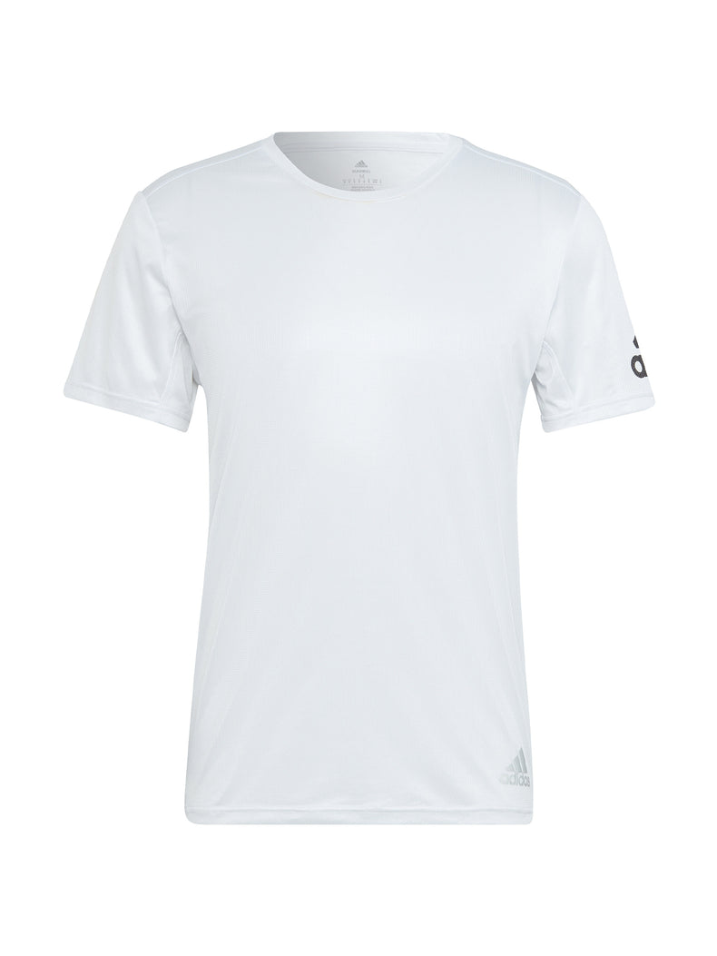 RUN IT TEE  RUNNING white t-shirt adidas