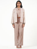 Indian Printed Indo Western 3 Pc Suit