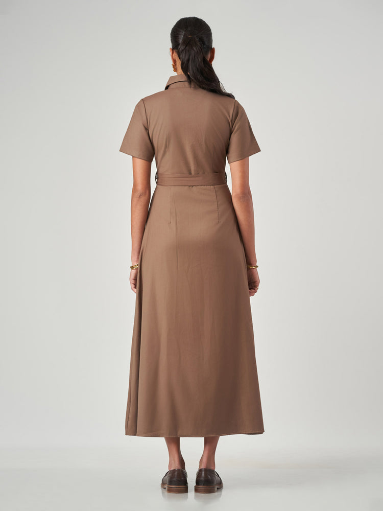 Maxi Belted Dress