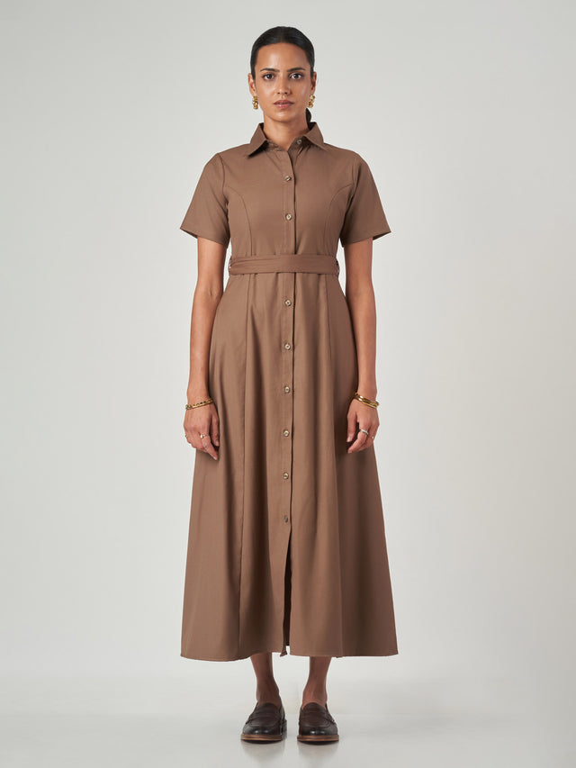 Maxi Belted Dress