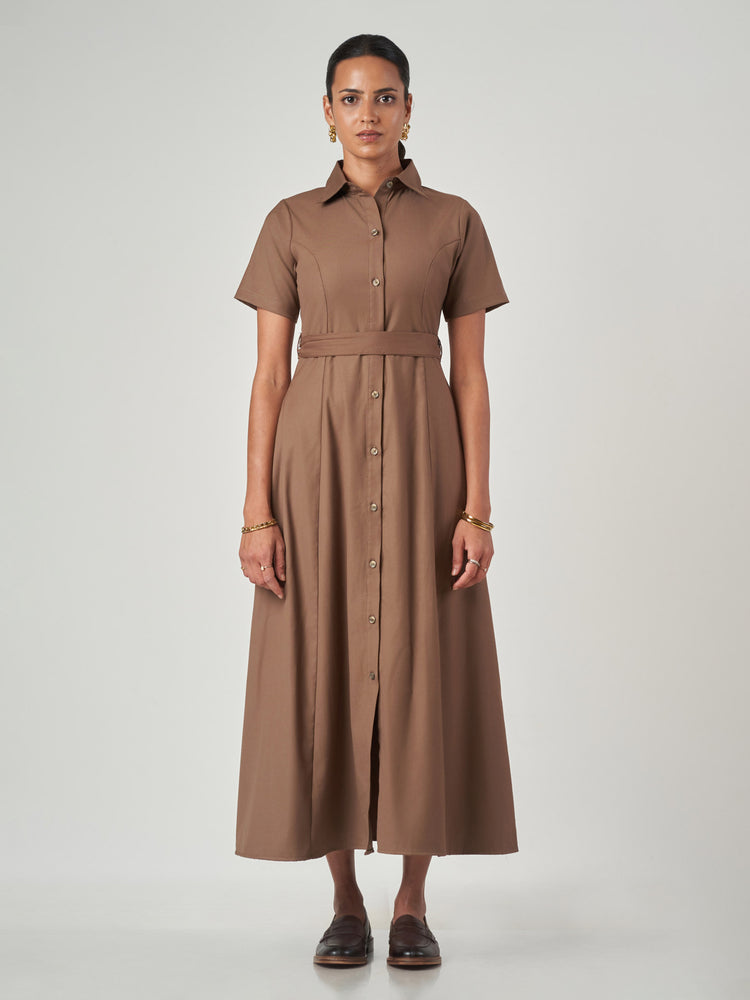 Maxi Belted Dress