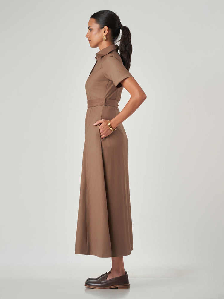 Maxi Belted Dress