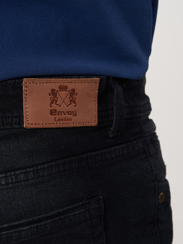 Black Regular Fit Jeans