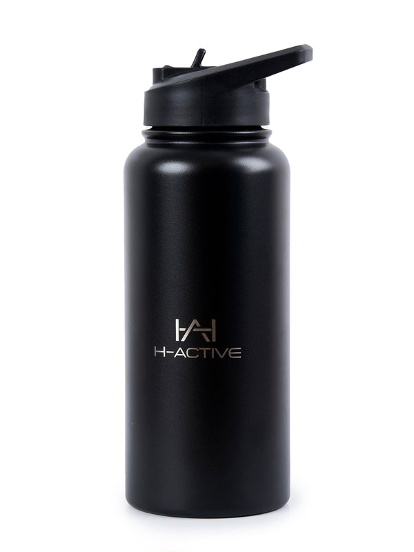 960ml Steel Sports Water Bottle with Handle