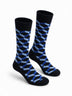 Black Bamboo Cotton Crew Socks