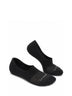 Black Bamboo Cotton No Show Socks