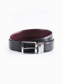 Black Brown Reversible Leather Belt