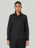 Black Contrast Stitch Relaxed Fit Shirt