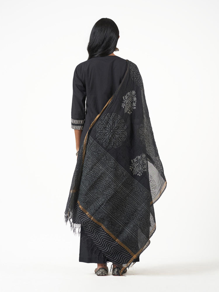 Cotton Motif Print Shalwar Set