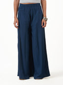 Cotton Flared Full Length Pants