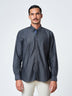 Black Plain Long Sleeve Casual Shirt