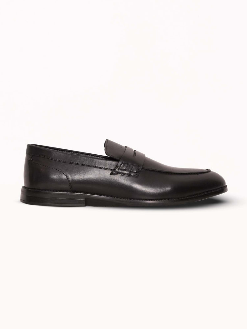 Full Grain Leather Embossed Slip-On Shoes