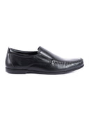 Full Grain Leather Embossed Slip-On Shoes