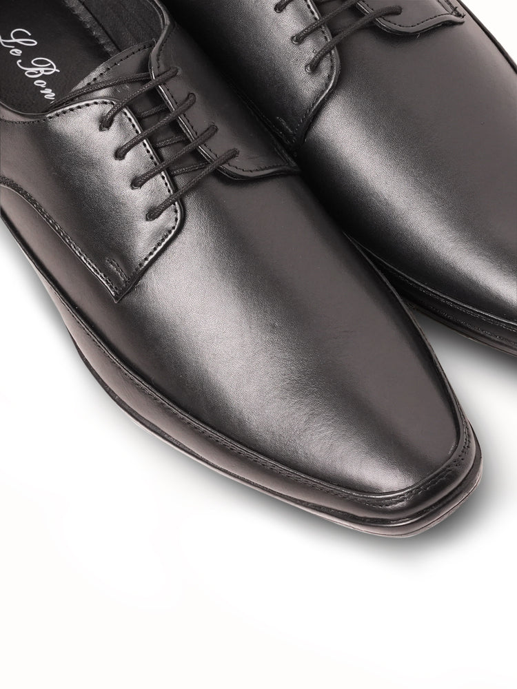 Top Grain Leather Lace-Up Shoes