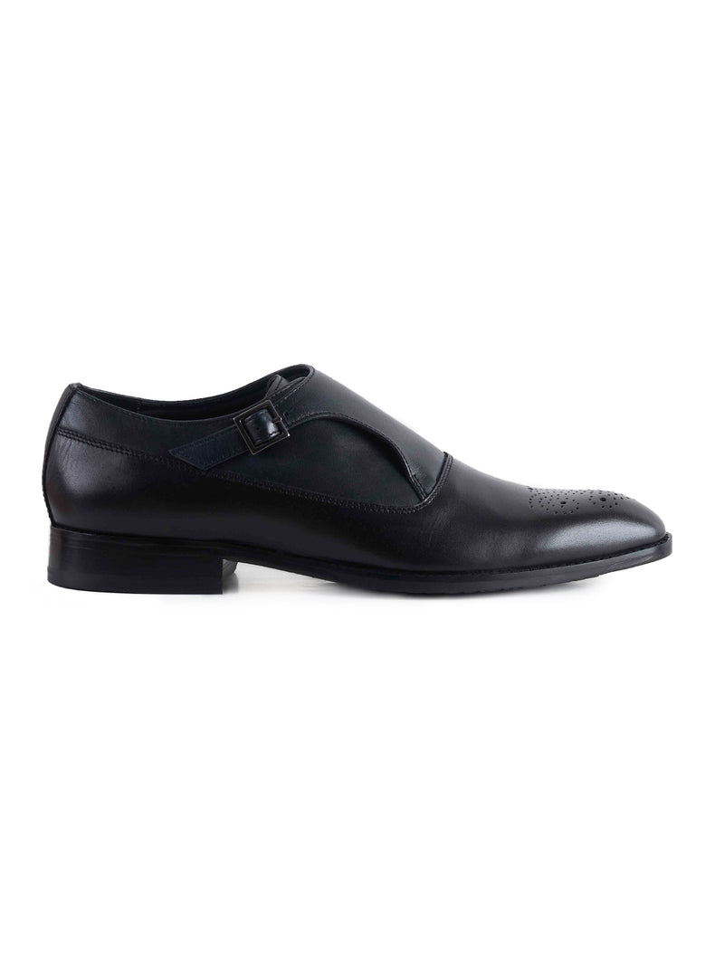 Full Grain Leather Monk Strap Shoes