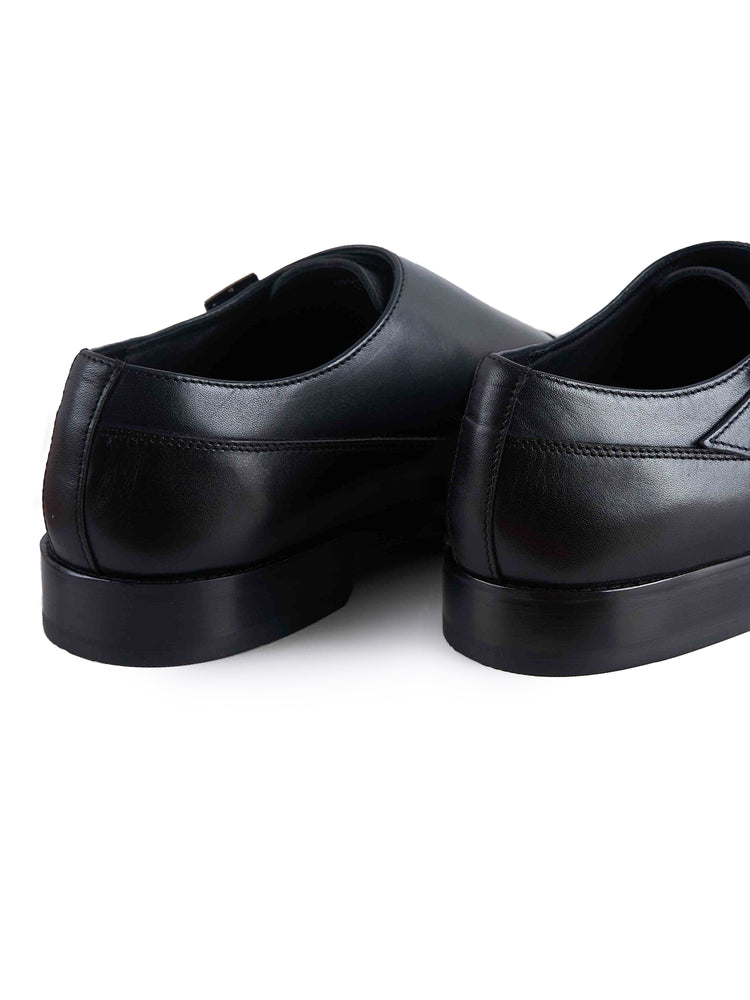 Full Grain Leather Monk Strap Shoes