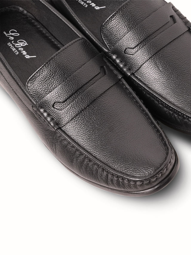 Genuine Goat Leather Slip-On Shoes