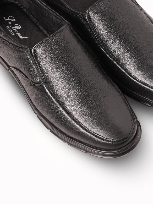 Genuine Goat Leather Slip-On Shoes