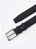 Black Genuine Leather Formal Belt