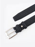 Black Genuine Leather Formal Belt
