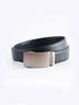 Black Genuine Leather Formal Belt