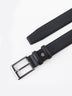 Black Genuine Leather Formal Belt