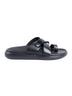 Genuine Leather Double Strap Slipper