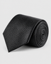 Black Jacquard Matte Finish Microfiber Necktie