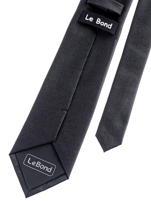Solid Microfiber Tie