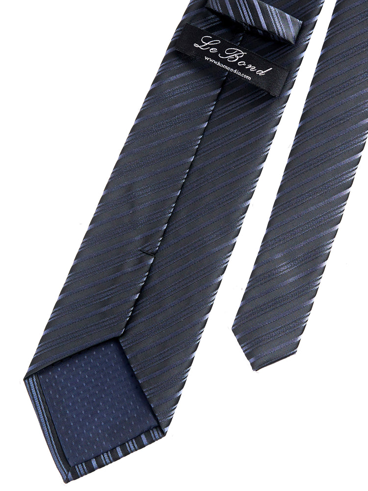 Striped Microfiber Tie
