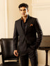Black Tailored Fit Two Piece Formal Suit