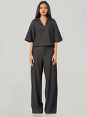 Oversized Cut and Sew Blouse