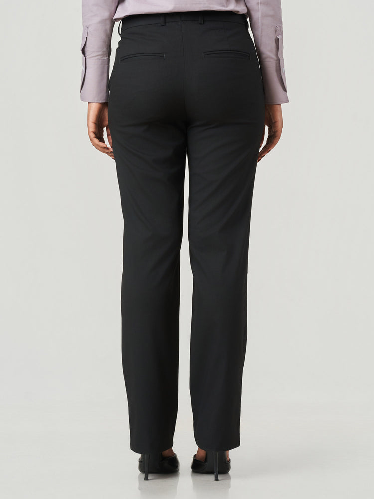 Regular Fit Formal Straight Leg Trousers