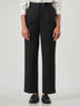 Black Regular Fit Formal Cotton Lycra Trousers