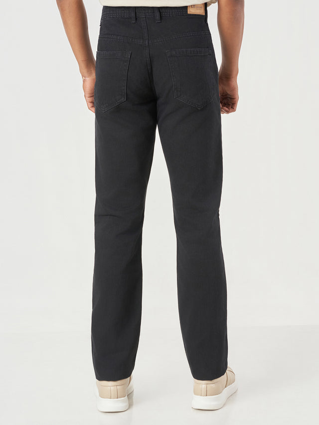 Black Regular Fit Jeans