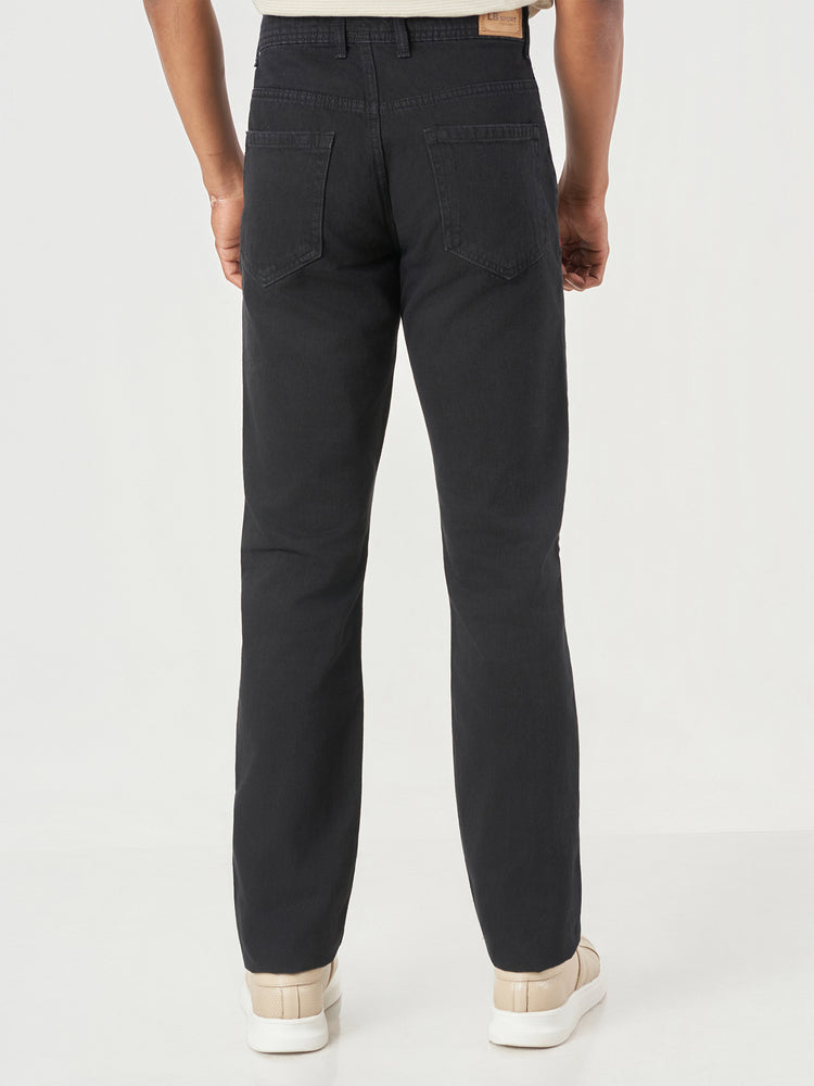 Black Regular Fit Jeans