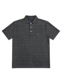 Men's Black Horizontal Stripe Casual T-Shirt