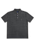 Men's Black Horizontal Stripe Casual T-Shirt