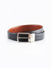 Black Tan Reversible Leather Belt