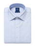 Blue Checked Cotton Regular Fit Shirt