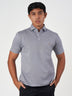 Blue Cotton Design Polo T-Shirt