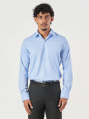 Blue Design Slim Fit Formal Shirt